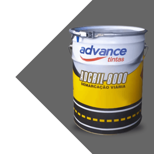 Tinta para Demarcação Adcril 8000 Cinza Médio N5 - 18L - Advance