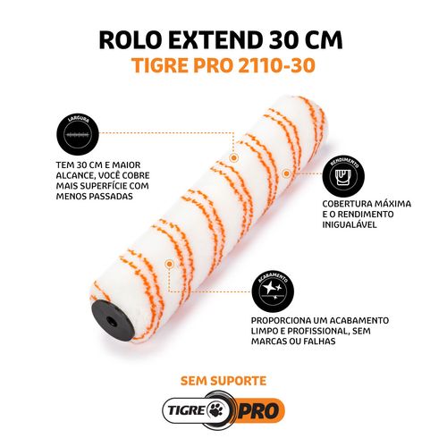 ROLO PINTURA PRO PA 2110-30 DIA37 TIGRE