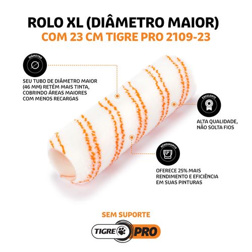 ROLO PINTURA PRO PA 2109-23 DIA46 TIGRE