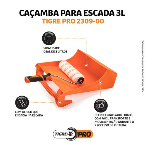 CACAMBA TIGRE PRO ESCADA 3L 2309-00