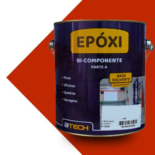 Epóxi Vermelho Segurança 2,88L Btech (4:1 - Parte A)