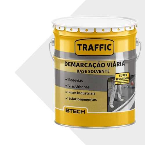 Demarcação Viaria Branco Solvente 18L Traffic Btech