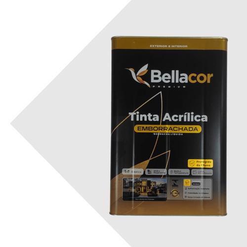Tinta Emborrachada Branco 18L Bellacor