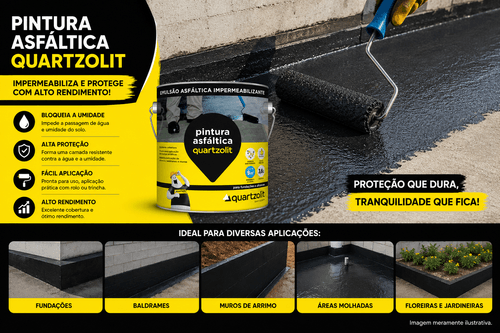 Pintura Asfaltica 3,6L Quartzolit