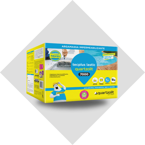 Impermeabilizante Tecplus Lastic 7000 18kg Quartzolit