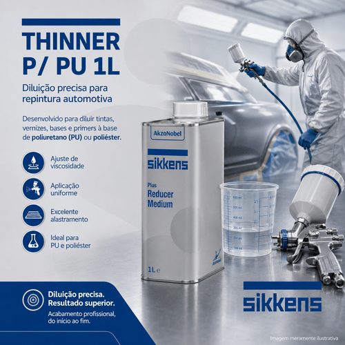 Thinner P/ PU 1L Sikkens