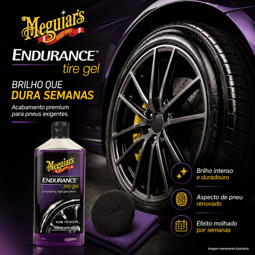 Brilho Para Pneu Gold Class Endurance Tire Gel Meguiars 473ml